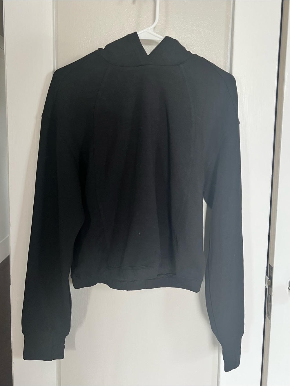 aerie Black Crewneck Hoodie Sweater
